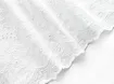 Прошва с двухсторонним купоном цветочные узоры, белый - интернет-магазин stage.tkani-atlas.com.ua