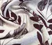 Штапель кринкл малюнок листочки, бордово-бежевий - фото 2 - інтернет-магазин stage.tkani-atlas.com.ua
