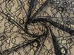 Кружево Венеция цветочная нежность, черный (отрез 3,7 м) - интернет-магазин stage.tkani-atlas.com.ua