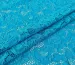 Гипюр стрейч Классика кружевной цветок, бирюзовый - фото 1 - интернет-магазин stage.tkani-atlas.com.ua