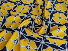 Софт геометрична романтика, гірчиця - інтернет-магазин stage.tkani-atlas.com.ua