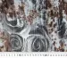 Шифон Вена цветочный, коричневый с серым - фото 3 - интернет-магазин stage.tkani-atlas.com.ua