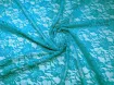 Гипюр стрейчевый цветочная сказка, голубая бирюза - интернет-магазин stage.tkani-atlas.com.ua