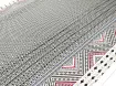 Трикотаж масло двухсторонний купон 16.5см, черный на молочном - интернет-магазин stage.tkani-atlas.com.ua