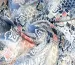 Шифон Бальпо микс орнаментов, серо-коралловый - фото 1 - интернет-магазин stage.tkani-atlas.com.ua