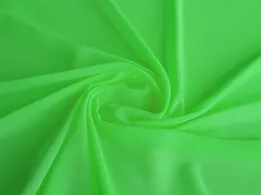 Шифон однотонный, салатовый неоновый (отрез 2,5 м) - интернет-магазин stage.tkani-atlas.com.ua