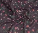 Шифон креповый цветущие веточки, темно-сиреневый - фото 3 - интернет-магазин stage.tkani-atlas.com.ua