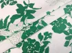 Коттон цветочная абстракция, зеленый на молочном - интернет-магазин stage.tkani-atlas.com.ua