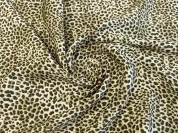Вискоза шелк Бохо ягуар, бежево-коричневый - интернет-магазин stage.tkani-atlas.com.ua